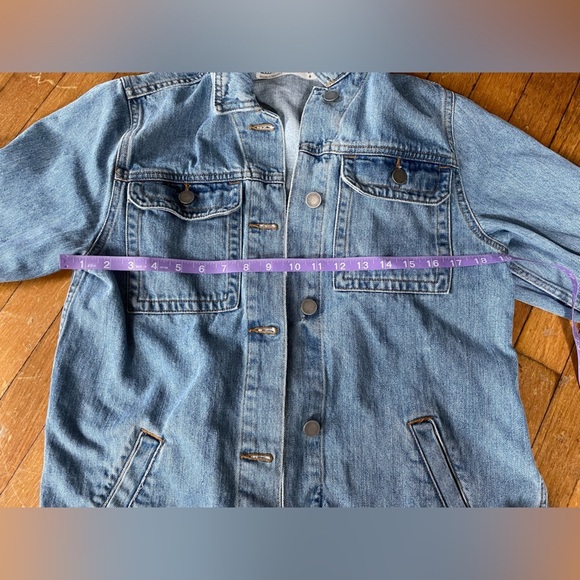 ASOS Denim button down Jacket size 2 - Picture 7 of 8